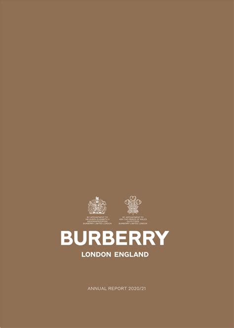 burberry annual report 2020|burberry plc results today.